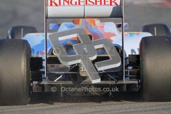 © 2012 Octane Photographic Ltd. Barcelona Winter Test 1 Day 1 - Tuesday 21st February 2012. Force India VJM05 - Nico Hulkenberg. Digital Ref : 0226lw1d6496