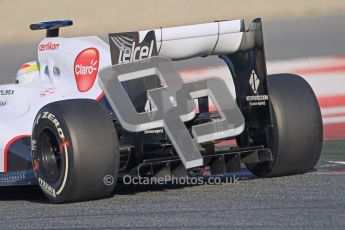 © 2012 Octane Photographic Ltd. Barcelona Winter Test 1 Day 1 - Tuesday 21st February 2012. Sauber C31 - Sergio Perez. Digital Ref : 0226lw1d6519