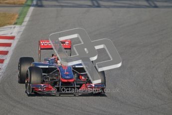 © 2012 Octane Photographic Ltd. Barcelona Winter Test 1 Day 1 - Tuesday 21st February 2012. McLaren MP4/27 - Lewis Hamilton. Digital Ref : 0226lw1d6573