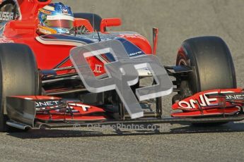 © 2012 Octane Photographic Ltd. Barcelona Winter Test 1 Day 1 - Tuesday 21st February 2012. MVR02 - Charles Pic. Digital Ref : 0226lw1d6655