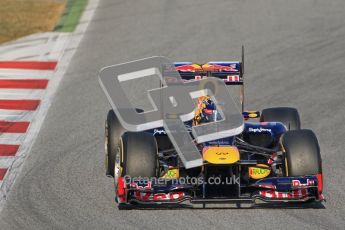 © 2012 Octane Photographic Ltd. Barcelona Winter Test 1 Day 1 - Tuesday 21st February 2012. Red Bull RB8 - Sebastian Vettel. Digital Ref : 0226lw1d6674