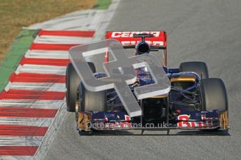 © 2012 Octane Photographic Ltd. Barcelona Winter Test 1 Day 1 - Tuesday 21st February 2012. Toro Rosso STR7 - Daniel Ricciardo. Digital Ref : 0226lw1d6729