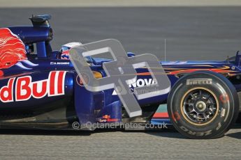 © 2012 Octane Photographic Ltd. Barcelona Winter Test 1 Day 1 - Tuesday 21st February 2012. Toro Rosso STR7 - Daniel Ricciardo. Digital Ref : 0226lw1d6776