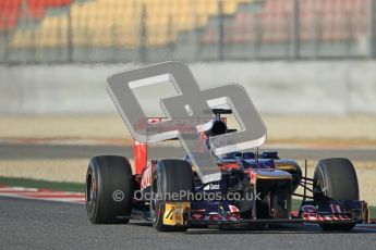 © 2012 Octane Photographic Ltd. Barcelona Winter Test 1 Day 1 - Tuesday 21st February 2012. Toro Rosso STR7 - Daniel Ricciardo. Digital Ref : 0226lw1d6922