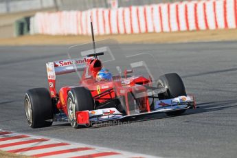 © 2012 Octane Photographic Ltd. Barcelona Winter Test 1 Day 1 - Tuesday 21st February 2012. Ferrari F2012 - Fernando Alonso. Digital Ref : 0226lw1d7248