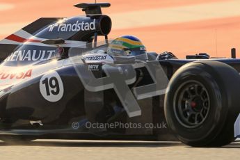 © 2012 Octane Photographic Ltd. Barcelona Winter Test 1 Day 1 - Tuesday 21st February 2012. Williams FW34 - Bruno Senna. Digital Ref : 0226lw1d7337