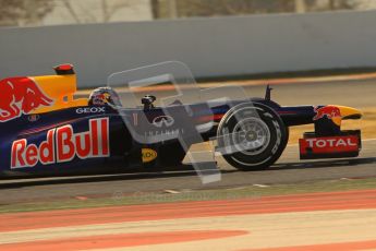 © 2012 Octane Photographic Ltd. Barcelona Winter Test 1 Day 1 - Tuesday 21st February 2012. Red Bull RB8 - Sebastian Vettel. Digital Ref : 0226lw1d7353