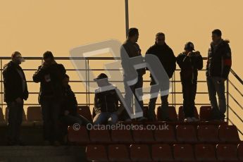 © 2012 Octane Photographic Ltd. Barcelona Winter Test 1 Day 1 - Tuesday 21st February 2012. Atmosphere. Digital Ref : 0226lw1d7428