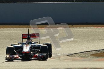 © 2012 Octane Photographic Ltd. Barcelona Winter Test 1 Day 1 - Tuesday 21st February 2012. McLaren MP4/27 - Lewis Hamilton. Digital Ref : 0226lw1d7448