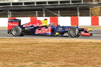 © 2012 Octane Photographic Ltd. Barcelona Winter Test 1 Day 1 - Tuesday 21st February 2012. Red Bull RB8 - Sebastian Vettel. Digital Ref : 0226lw7d5063
