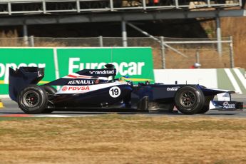 © 2012 Octane Photographic Ltd. Barcelona Winter Test 1 Day 1 - Tuesday 21st February 2012. Williams FW34 - Bruno Senna. Digital Ref : 0226lw7d5085