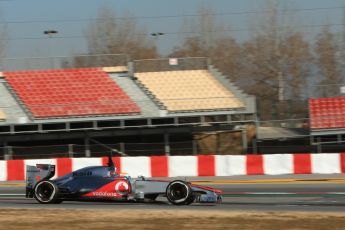 © 2012 Octane Photographic Ltd. Barcelona Winter Test 1 Day 1 - Tuesday 21st February 2012. McLaren MP4/27 - Lewis Hamilton. Digital Ref : 0226lw7d5262