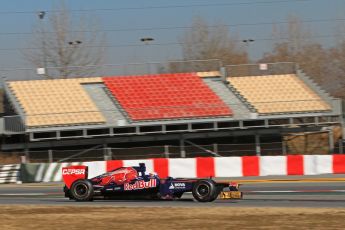 © 2012 Octane Photographic Ltd. Barcelona Winter Test 1 Day 1 - Tuesday 21st February 2012. Toro Rosso STR7 - Daniel Ricciardo. Digital Ref : 0226lw7d5280