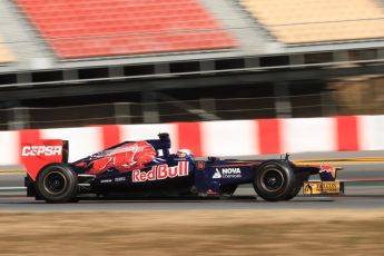 © 2012 Octane Photographic Ltd. Barcelona Winter Test 1 Day 1 - Tuesday 21st February 2012. Toro Rosso STR7 - Daniel Ricciardo. Digital Ref : 0226lw7d5466