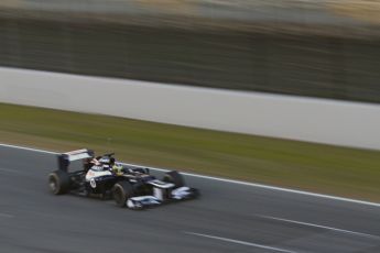 © 2012 Octane Photographic Ltd. Barcelona Winter Test 1 Day 1 - Tuesday 21st February 2012. Williams FW34 - Bruno Senna. Digital Ref : 0226lw7d5651