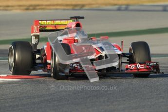 © 2012 Octane Photographic Ltd. Barcelona Winter Test 1 Day 2 - Wednesday 21st February 2012. MVR02 - Charles Pic. Digital Ref : 0227lw1d7496