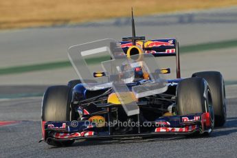 © 2012 Octane Photographic Ltd. Barcelona Winter Test 1 Day 2 - Wednesday 21st February 2012. Red Bull RB8 - Sebastian Vettel. Digital Ref : 0227lw1d7503