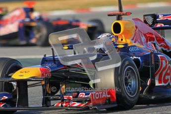 © 2012 Octane Photographic Ltd. Barcelona Winter Test 1 Day 2 - Wednesday 21st February 2012. Red Bull RB8 - Sebastian Vettel. Digital Ref : 0227lw1d7752