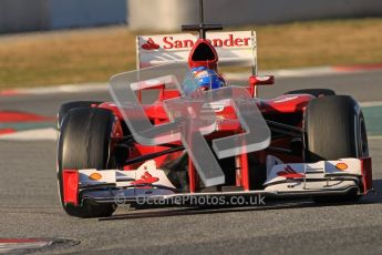 © 2012 Octane Photographic Ltd. Barcelona Winter Test 1 Day 2 - Wednesday 21st February 2012. Ferrari F2012 - Fernando Alonso. Digital Ref : 0227lw1d7920