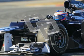 © 2012 Octane Photographic Ltd. Barcelona Winter Test 1 Day 2 - Wednesday 21st February 2012. Williams FW34 - Valtteri Bottas. Digital Ref : 0227lw1d7962