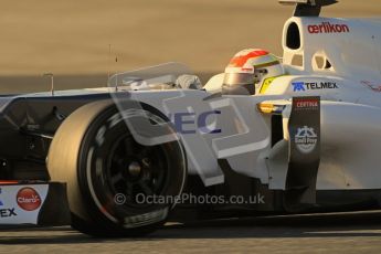 © 2012 Octane Photographic Ltd. Barcelona Winter Test 1 Day 2 - Wednesday 21st February 2012. Sauber C31 - Sergio Perez. Digital Ref : 0227lw1d8106