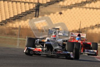 © 2012 Octane Photographic Ltd. Barcelona Winter Test 1 Day 2 - Wednesday 21st February 2012. Sauber C31 - Sergio Perez. Digital Ref : 0227lw1d8138