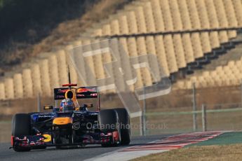 © 2012 Octane Photographic Ltd. Barcelona Winter Test 1 Day 2 - Wednesday 21st February 2012. Red Bull RB8 - Sebastian Vettel. Digital Ref : 0227lw1d8336
