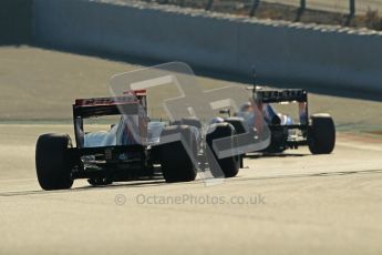 © 2012 Octane Photographic Ltd. Barcelona Winter Test 1 Day 2 - Wednesday 21st February 2012. Toro Rosso STR7 - Daniel Ricciardo. Digital Ref : 0227lw1d8387