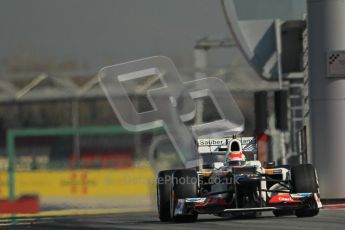 © 2012 Octane Photographic Ltd. Barcelona Winter Test 1 Day 2 - Wednesday 21st February 2012. Sauber C31 - Sergio Perez. Digital Ref : 0227lw1d8918