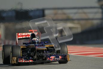 © 2012 Octane Photographic Ltd. Barcelona Winter Test 1 Day 2 - Wednesday 21st February 2012. Toro Rosso STR7 - Daniel Ricciardo. Digital Ref : 0227lw1d8977