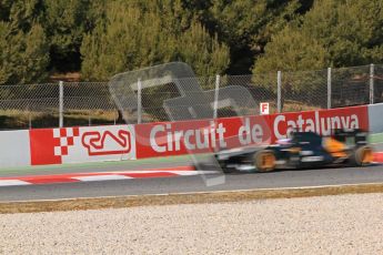 © 2012 Octane Photographic Ltd. Barcelona Winter Test 1 Day 2 - Wednesday 21st February 2012. Caterham CT01 - Vitaly Petrov. Digital Ref : 0227lw7d6225