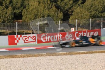 © 2012 Octane Photographic Ltd. Barcelona Winter Test 1 Day 2 - Wednesday 21st February 2012. Caterham CT01 - Vitaly Petrov. Digital Ref :  0227lw7d6225