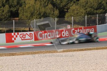 © 2012 Octane Photographic Ltd. Barcelona Winter Test 1 Day 2 - Wednesday 21st February 2012. Mercedes W03 - Nico Rosberg. Digital Ref : 0227lw7d6231