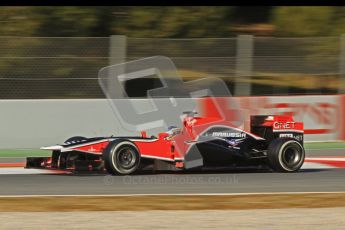 © 2012 Octane Photographic Ltd. Barcelona Winter Test 1 Day 2 - Wednesday 21st February 2012. MVR02 - Charles Pic. Digital Ref : 0227lw7d6239