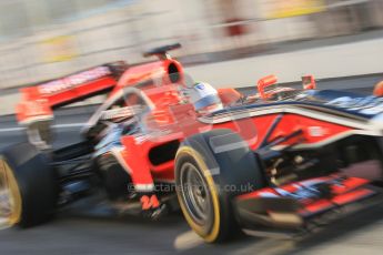 © 2012 Octane Photographic Ltd. Barcelona Winter Test 1 Day 3 - Thursday 23rd February 2012. Marussia MVR02 - Timo Glock. Digital Ref : 0228cb1d9474