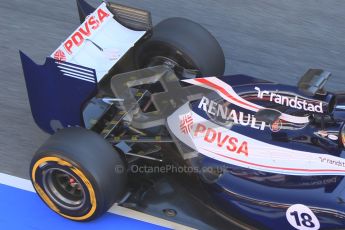 © 2012 Octane Photographic Ltd. Barcelona Winter Test 1 Day 3 - Thursday 23rd February 2012. Williams FW34 - Pastor Maldonado. Digital Ref : 0228cb1d9704