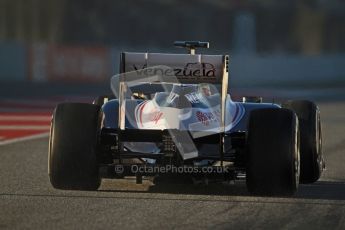 © 2012 Octane Photographic Ltd. Barcelona Winter Test 1 Day 3 - Thursday 23rd February 2012. Williams FW34 - Pastor Maldonado. Digital Ref : 0228cb7d6381
