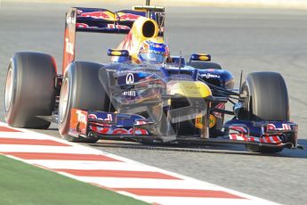 © 2012 Octane Photographic Ltd. Barcelona Winter Test 1 Day 3 - Thursday 23rd February 2012. Red Bull RB8 - Mark Webber. Digital Ref : 0228cb7d6545