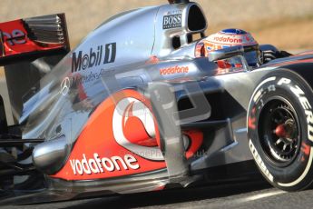© 2012 Octane Photographic Ltd. Barcelona Winter Test 1 Day 3 - Thursday 23rd February 2012. McLaren MP4/27 - Jenson Button. Digital Ref : 0228cb7d6727