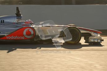 © 2012 Octane Photographic Ltd. Barcelona Winter Test 1 Day 3 - Thursday 23rd February 2012. McLaren MP4/27 - Jenson Button. Digital Ref : 0228lw7d2892