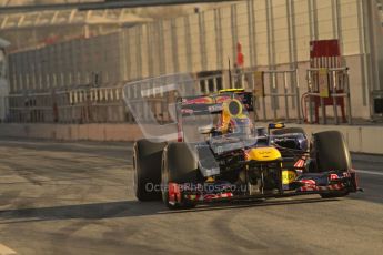 © 2012 Octane Photographic Ltd. Barcelona Winter Test 1 Day 3 - Thursday 23rd February 2012. Red Bull RB8 - Mark Webber. Digital Ref : 0228lw7d3067