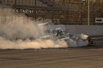 © 2012 Octane Photographic Ltd. Barcelona Winter Test 1 Day 3 - Thursday 23rd February 2012. Caterham CT01 - Vitaly Petrov. Digital Ref : 0228lw7d3099