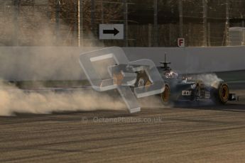 © 2012 Octane Photographic Ltd. Barcelona Winter Test 1 Day 3 - Thursday 23rd February 2012. Caterham CT01 - Vitaly Petrov. Digital Ref : 0228lw7d3100