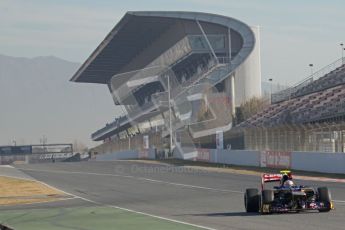 © 2012 Octane Photographic Ltd. Barcelona Winter Test 1 Day 3 - Thursday 23rd February 2012. Toro Rosso STR7 - Jean-Eric Vergne. Digital Ref : 0228lw7d3236