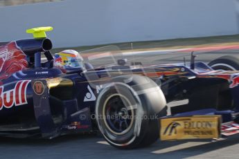 © 2012 Octane Photographic Ltd. Barcelona Winter Test 1 Day 3 - Thursday 23rd February 2012. Toro Rosso STR7 - Jean-Eric Vergne. Digital Ref : 0228lw7d3242