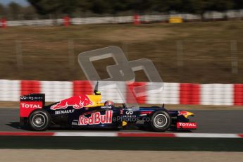 © 2012 Octane Photographic Ltd. Barcelona Winter Test 1 Day 3 - Thursday 23rd February 2012. Red Bull RB8 - Mark Webber. Digital Ref : 0228lw7d3457