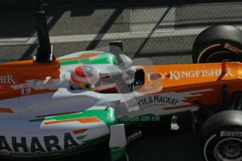 © 2012 Octane Photographic Ltd. Barcelona Winter Test 1 Day 3 - Thursday 23rd February 2012. Force India VJM05 - Paul di Resta. Digital Ref : 0228lw7d3979