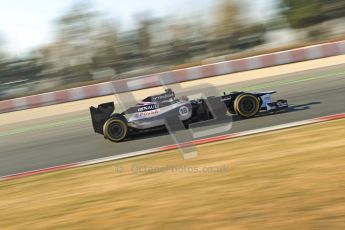 © 2012 Octane Photographic Ltd. Barcelona Winter Test 1 Day 4 - Friday 24th February 2012. Williams FW34 - Pastor Maldonado. Digital Ref : 0229cb1d0227