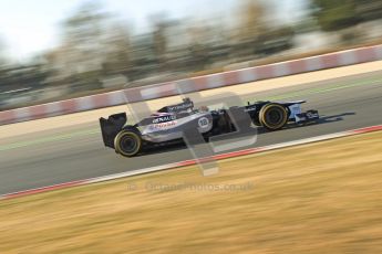 © 2012 Octane Photographic Ltd. Barcelona Winter Test 1 Day 4 - Friday 24th February 2012. Williams FW34 - Pastor Maldonado. Digital Ref : 0229cb1d0227
