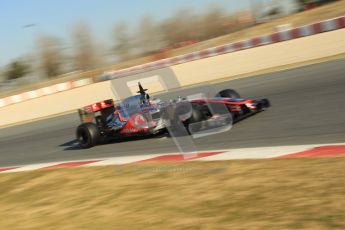 © 2012 Octane Photographic Ltd. Barcelona Winter Test 1 Day 4 - Friday 24th February 2012. McLaren MP4/27 - Jenson Button. Digital Ref : 0229cb1d0252